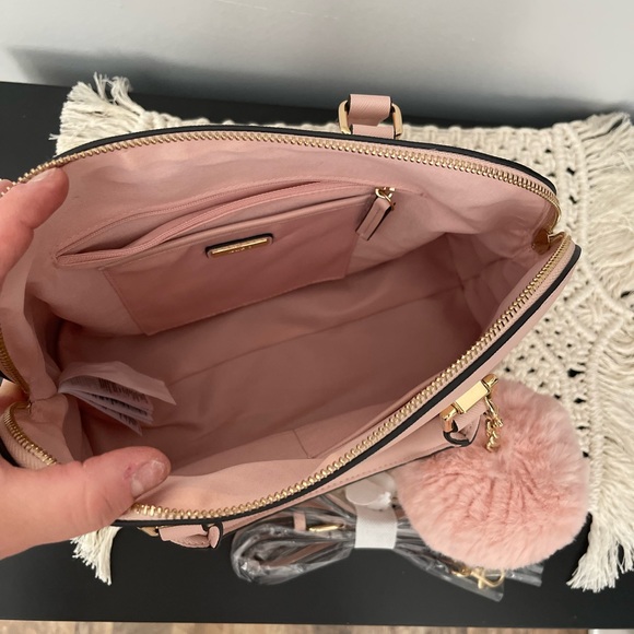 ALDO Women's Galilini Dome Satchel Handbag Light Pink - Picture 3 of 5